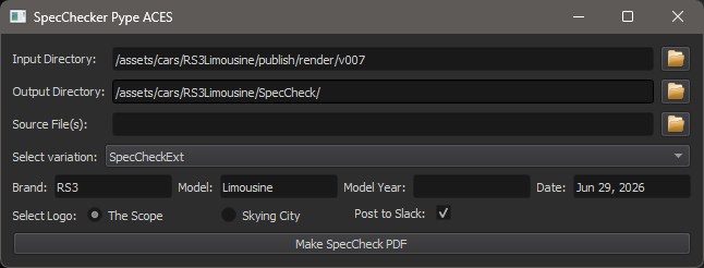 SpecChecker UI