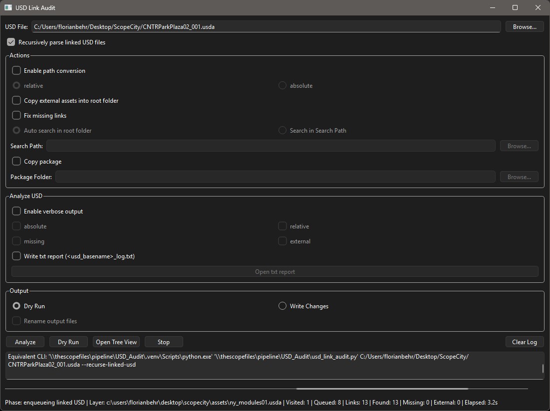 USD Audit UI